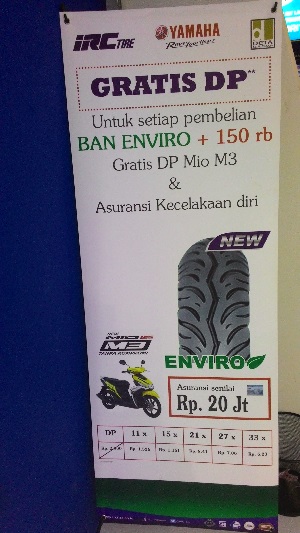 Beli Ban Enviro Gratis DP Yamaha New Mio M3 di Jakarta Fair 